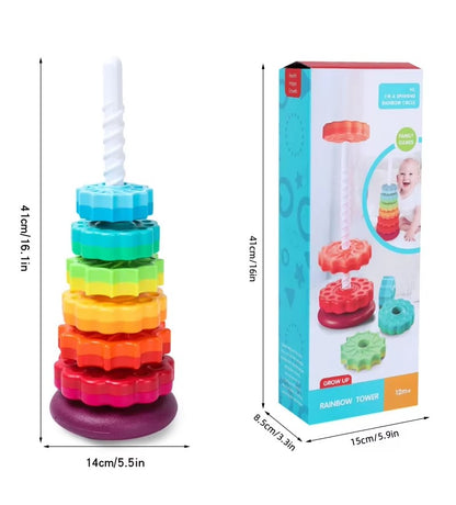 Spinning Sensory Stacking Toy